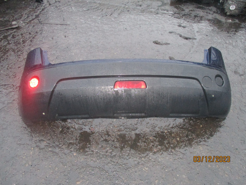 2009 NISSAN QASHQAI J10 REAR COMPLETE BUMPER BLUE