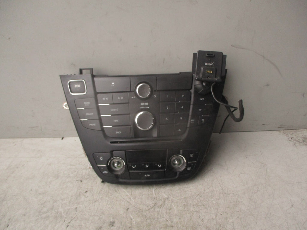 2013 VAUXHALL INSIGNIA MK1 CD RADIO HEATER CLIMATE CONTROL PANEL 13273095