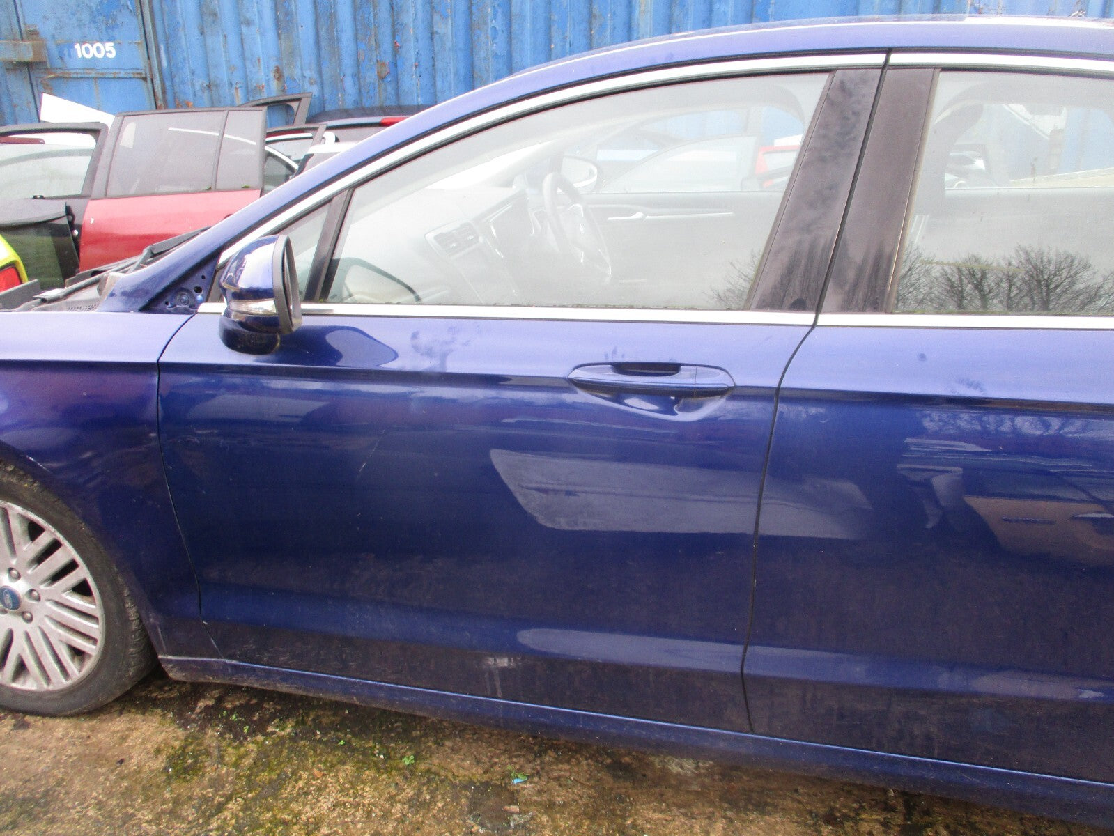 2017 FORD MONDEO MK5 NSF PASSENGER SIDE FRONT BARE DOOR BLUE LD