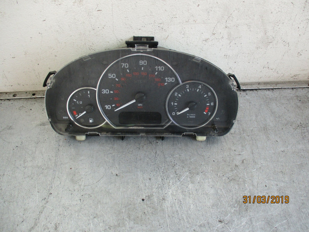 PEUGEOT 1007 2006 1.6 PETROL CLOCKS SPEEDO INSTRUMENT CLUSTER 9655960380