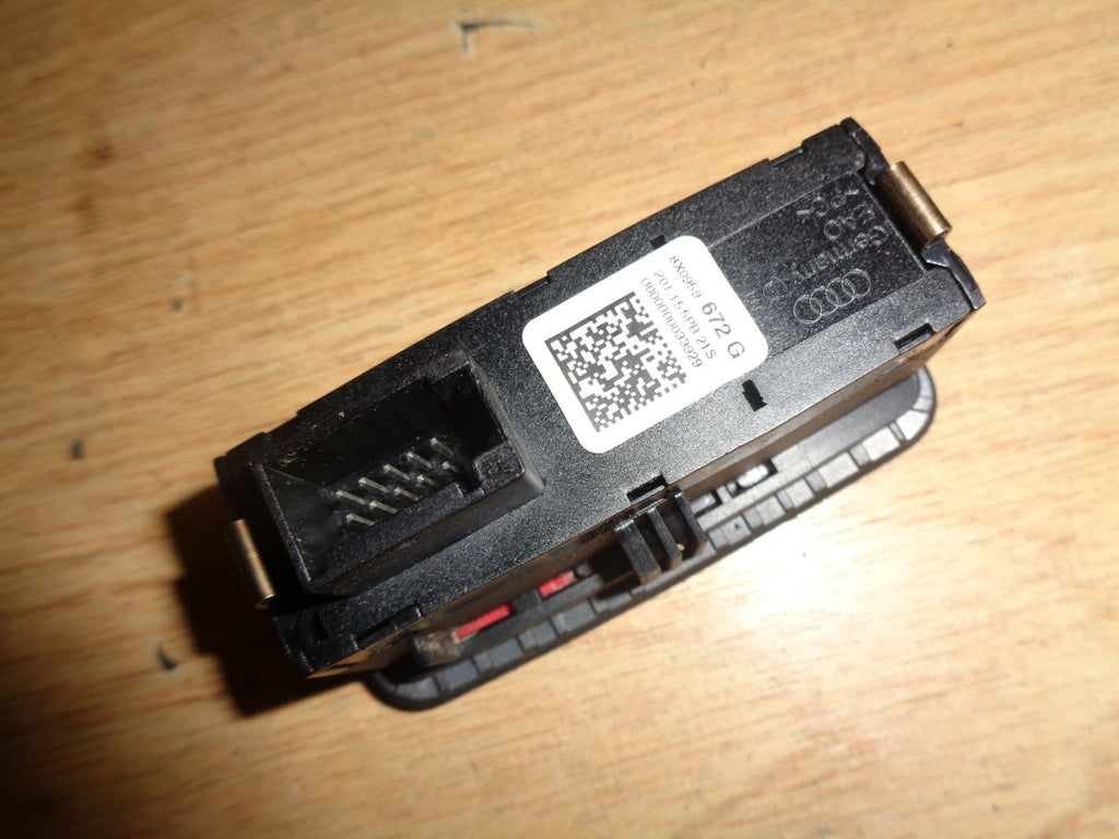 AUDI A1 2015 8X 1.0 TFSI HAZARD WARNING SWITCH PACK 8X0959672G