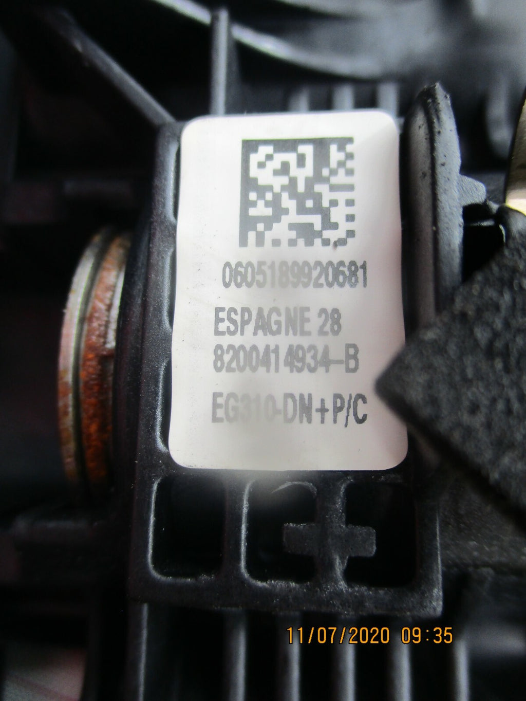 RENAULT MEGANE MK2 2006 OS DRIVER SIDE STEERING WHEEL AIRBAG 8200414934 B