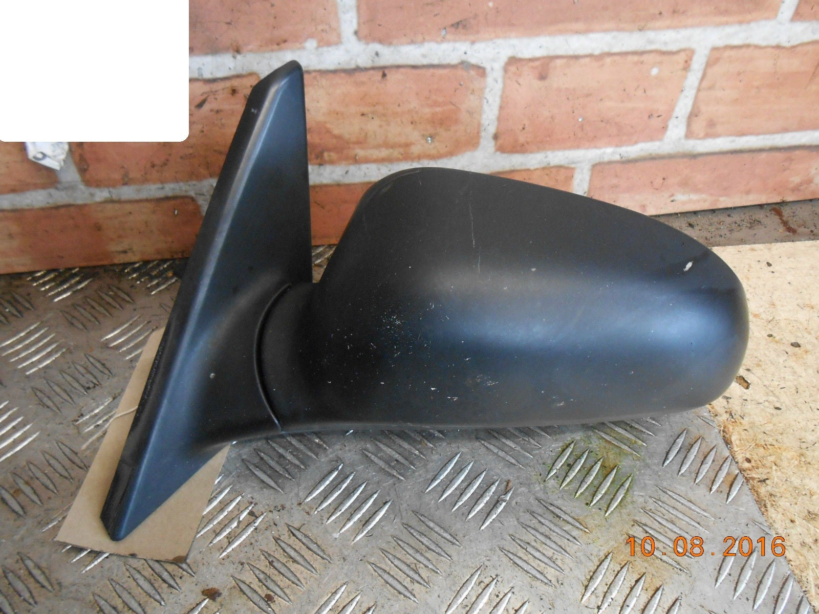 HYUNDAI COUPE 2000 RD2 NS PASSENGER SIDE MANUAL DOOR WING MIRROR BLACK