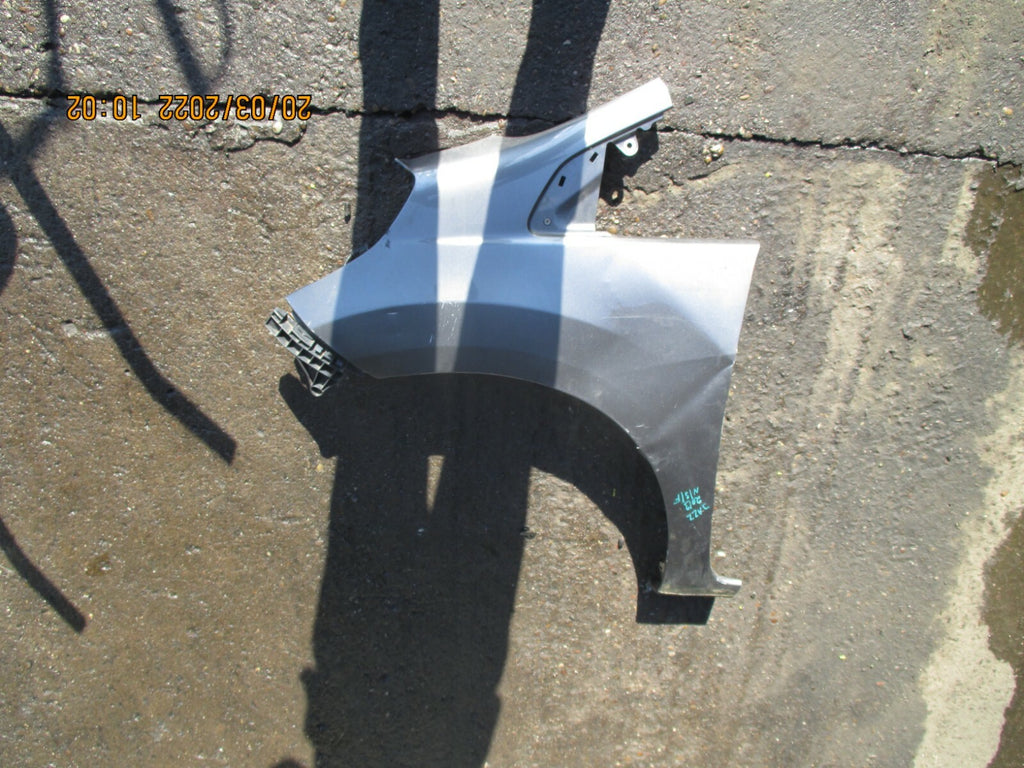HONDA JAZZ 2013 MK3 NSF FRONT PASSENGER SIDE WING PANEL SILVER