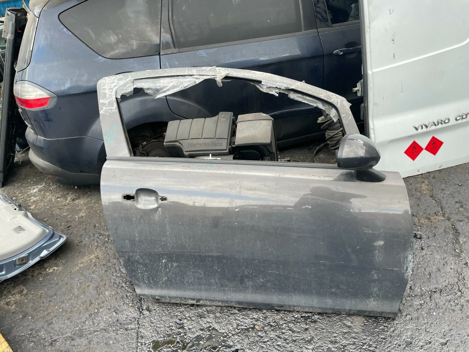 VAUXHALL CORSA D 2011 3 DOOR OS DRIVER SIDE DOOR BARE Z190