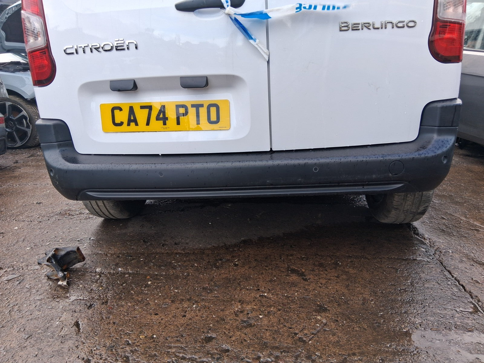 2024 CITROEN BERLINGO MK3 K9 REAR COMPLETE REAR BUMPER BLACK