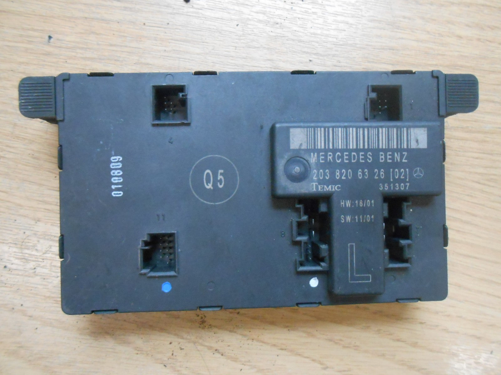 MERCEDES C CLASS W203 2003 NSF PASSENGER SIDE FRONT DOOR MODULE 2038206326 L