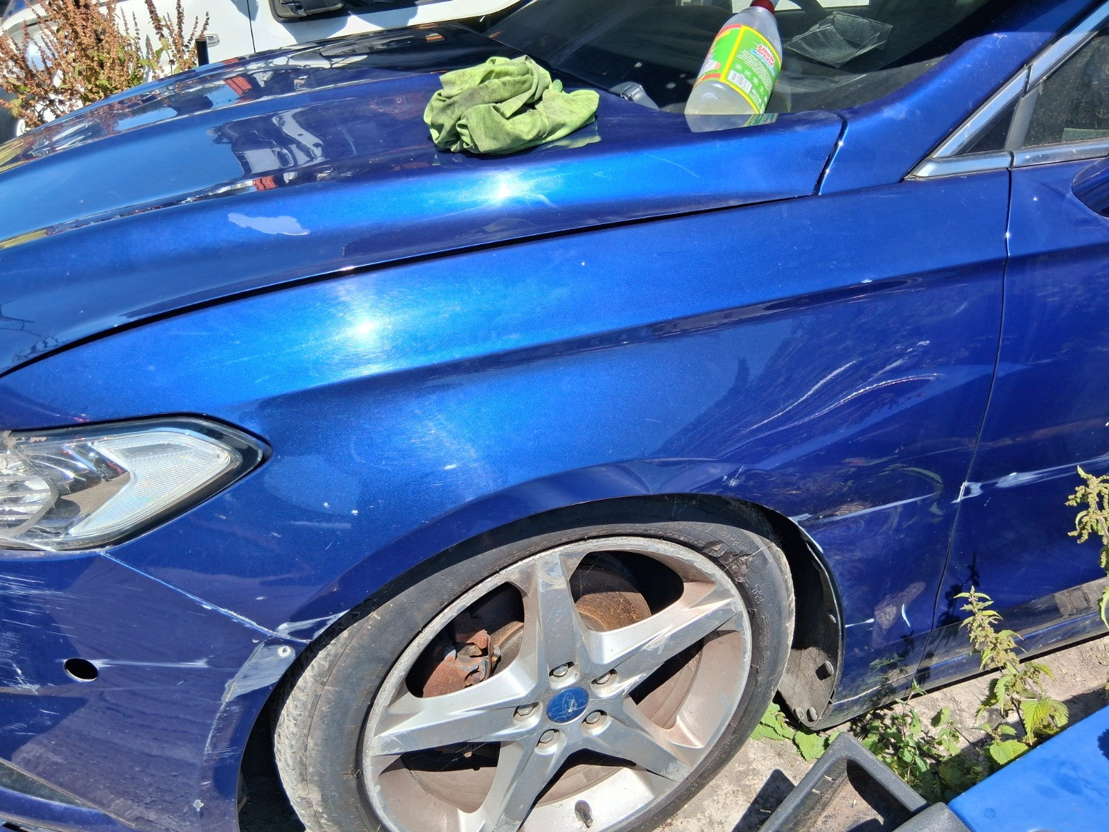 2016 FORD MONDEO MK5 HATCHBACK NSF PASSENGER SIDE FRONT LEFT WING PANEL BLUE LD