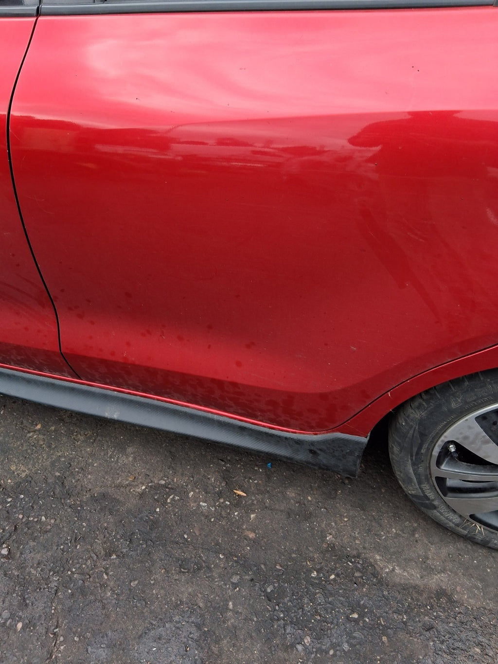 2019 SUZUKI SWIFT MK4 NSR PASSENGER SIDE REAR LEFT BARE DOOR BURNING RED ZWP