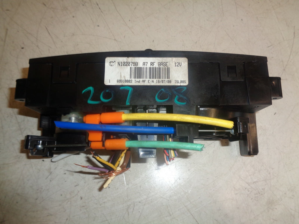 PEUGEOT 207 2008 HEATER AC CLIMATE CONTROL SWITCH PANEL 69910002