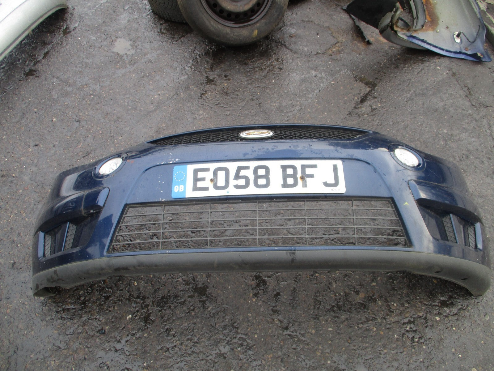 FORD S MAX MK1 2008 FRONT COMPLETE BUMPER BLUE