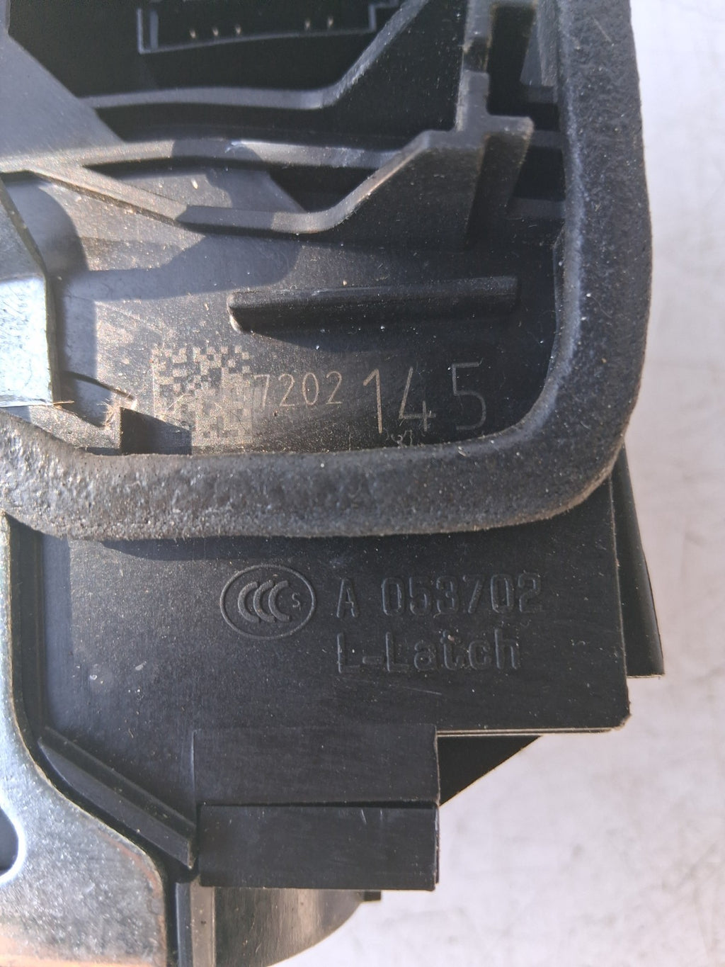 BMW 1 SERIES 2015 NSR PASSENGER SIDE REAR DOOR CENTRAL LOCKING CATCH A053702