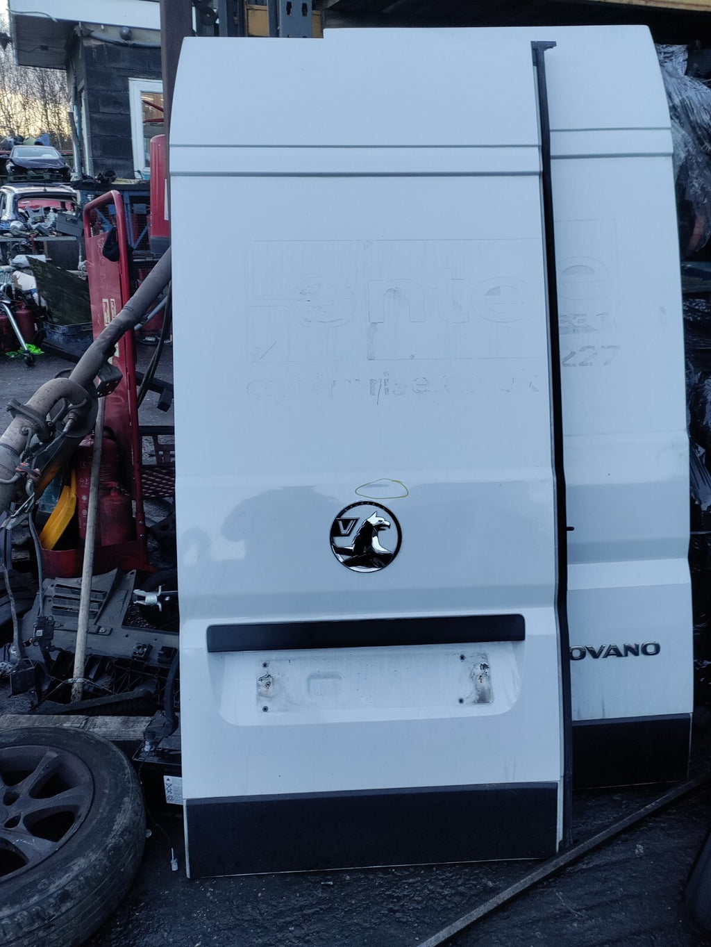 2023 VAUXHALL MOVANO C MK3 NSR PASSENGER SIDE REAR DOOR WHITE