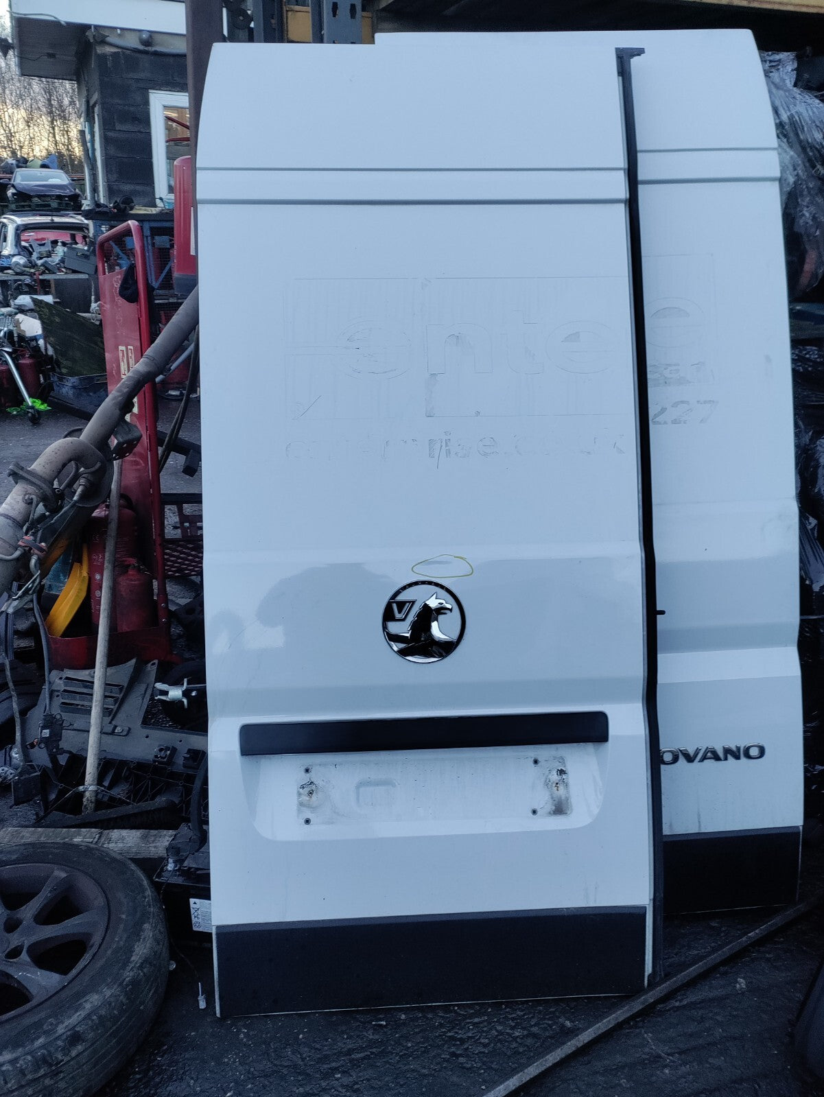2023 VAUXHALL MOVANO C MK3 NSR PASSENGER SIDE REAR DOOR WHITE