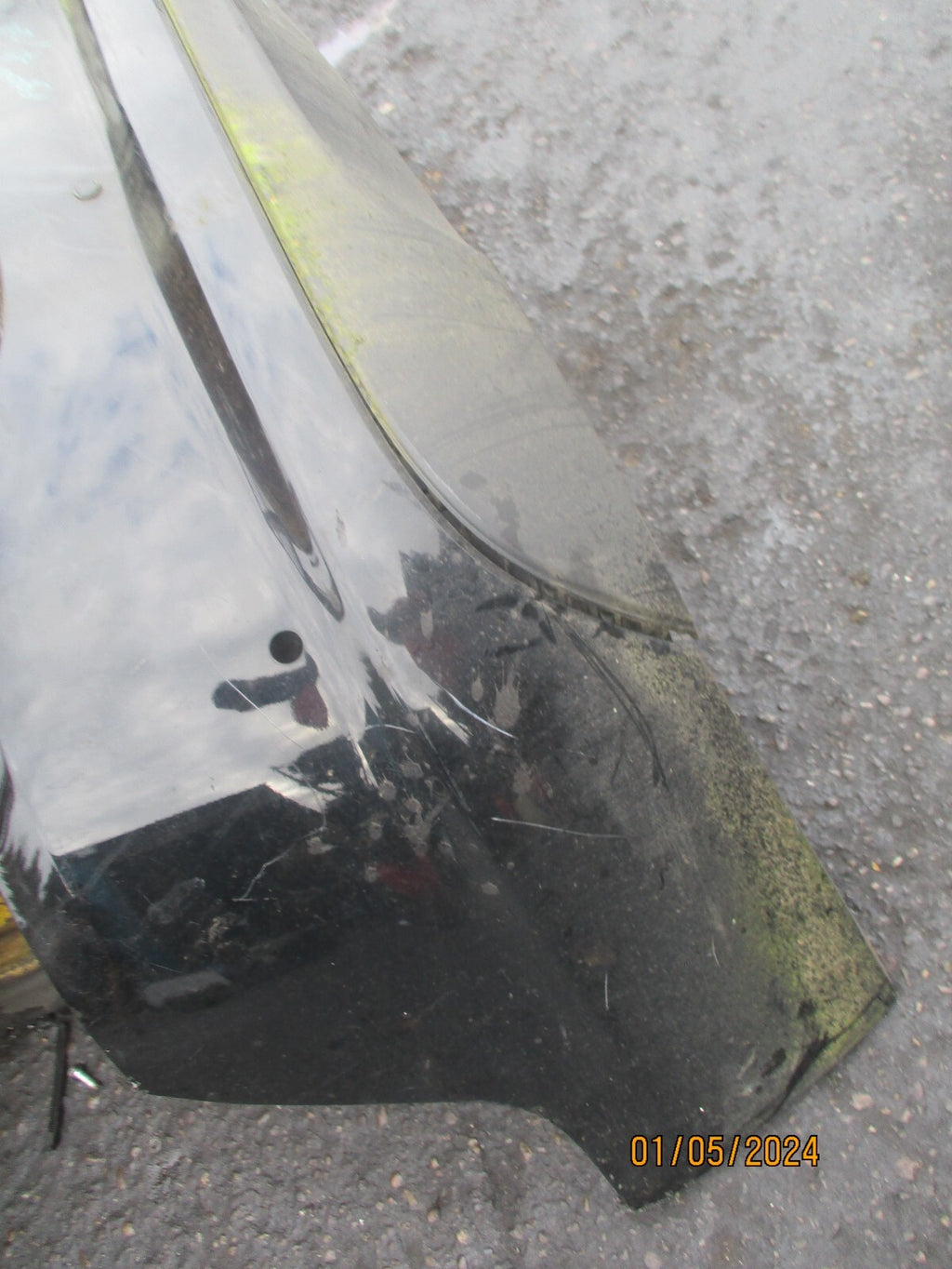 JAGUAR XF 2011 X250 REAR BUMPER BLACK DAMAGED