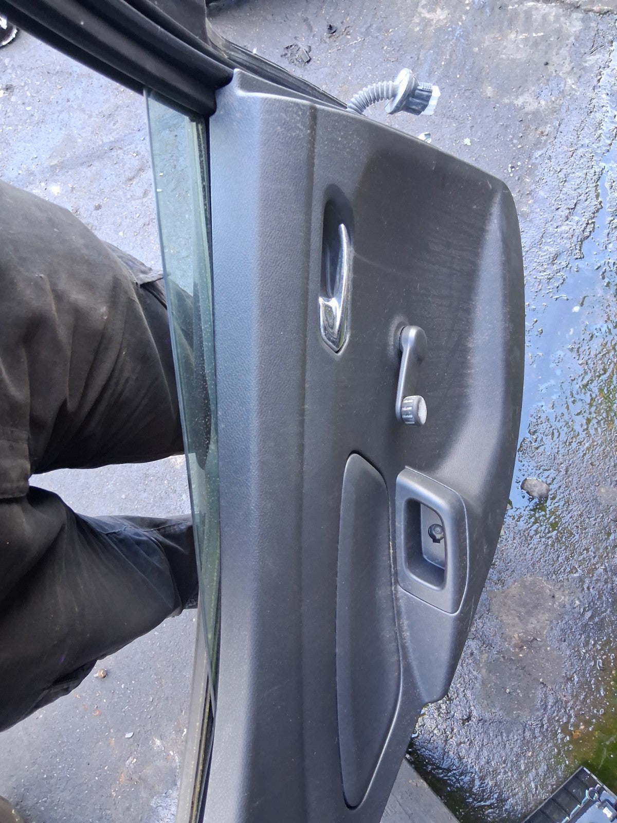 2018 NISSAN MICRA K14 NSR PASSENGER SIDE REAR COMPLETE DOOR GREY TITANIUM KPN