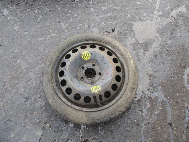 NISSAN QASHQAI J10 2010 EMERGENCY SPACESAVER WHEEL WITH TYRE T115/70R16