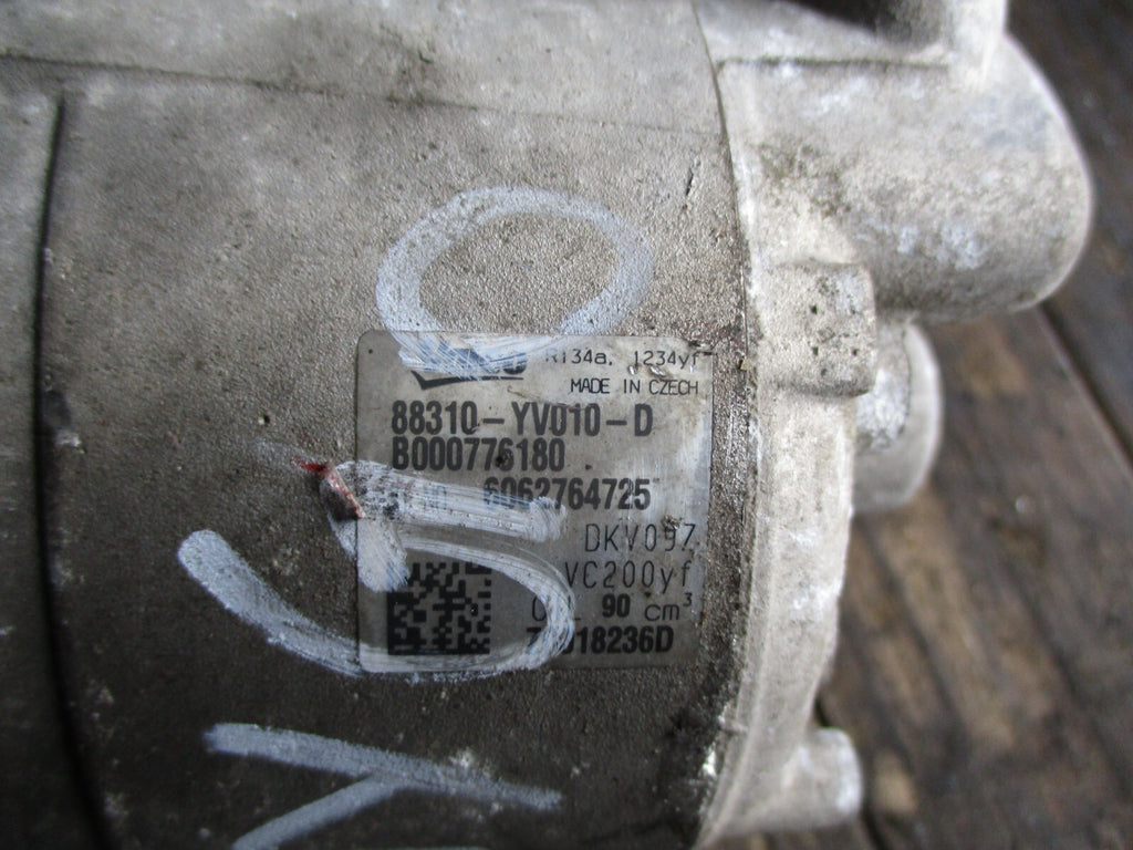 TOYOTA AYGO MK2 2016 1.0 PETROL AC COMPRESSOR PUMP 88310YV010 REF 7