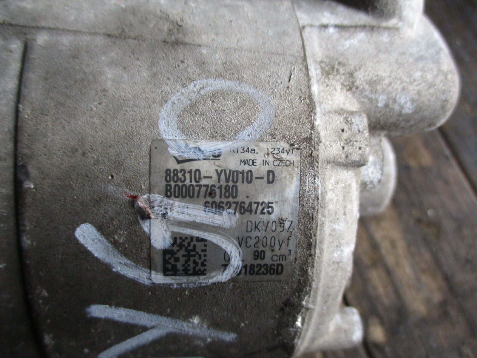TOYOTA AYGO MK2 2016 1.0 PETROL AC COMPRESSOR PUMP 88310YV010 REF 7