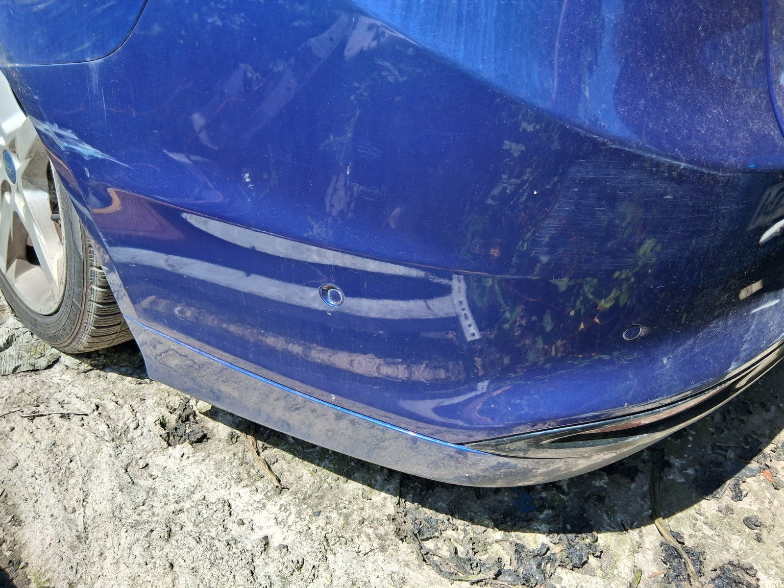2016 FORD MONDEO MK5 HATCHBACK COMPLETE REAR BUMPER WEDGEWOOD METALLIC BLUE LD