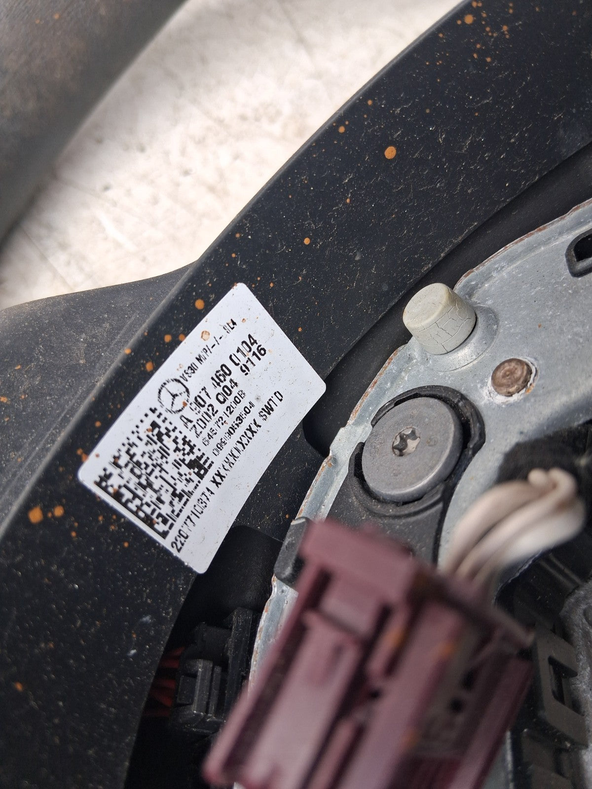 2024 MERCEDES BENZ SPRINTER W907 MULTIFUNCTIONAL STEERING WHEEL A9074600104