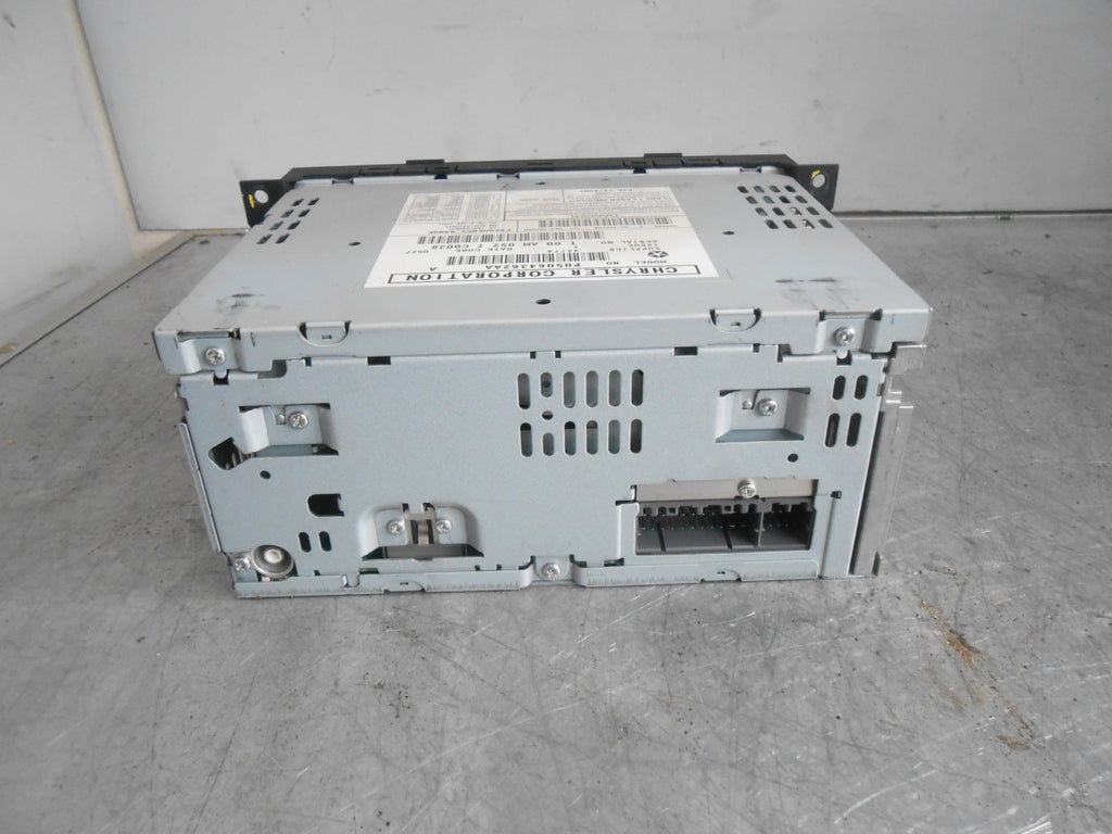 DODGE CALIBER 2007 CD PLAYER STEREO HEAD UNIT NO CODE P050164362AA