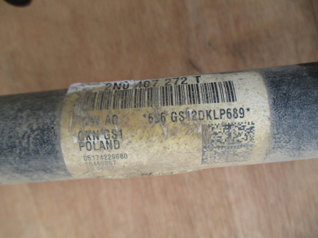 2022 VOLKSWAGEN CRAFTER MK2 2.0 TDI OS DRIVER SIDE MANUAL DRIVESHAFT 2N0407272T