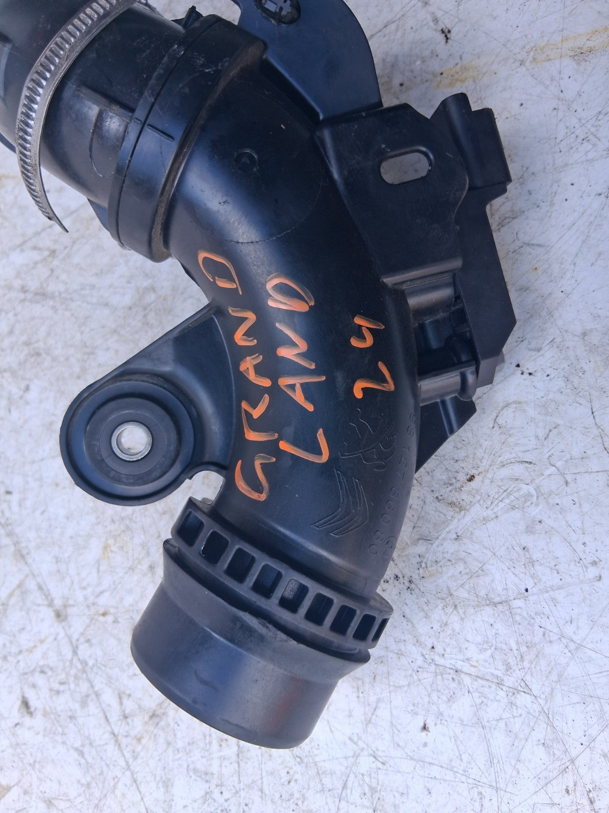 2024 VAUXHALL GRANDLAND 1.2 PETROL AIR INTAKE HOSE PIPE 9841609380