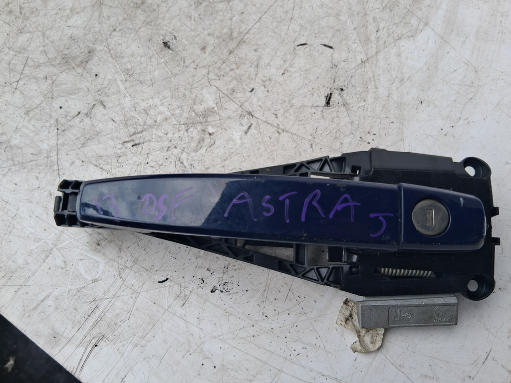 2013 VAUXHALL ASTRA J OSF DRIVER SIDE FRONT RIGHT EXTERIOR DOOR HANDLE