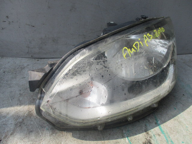 2009 AUDI A3 8P OSF FRONT DRIVER SIDE HEADLIGHT