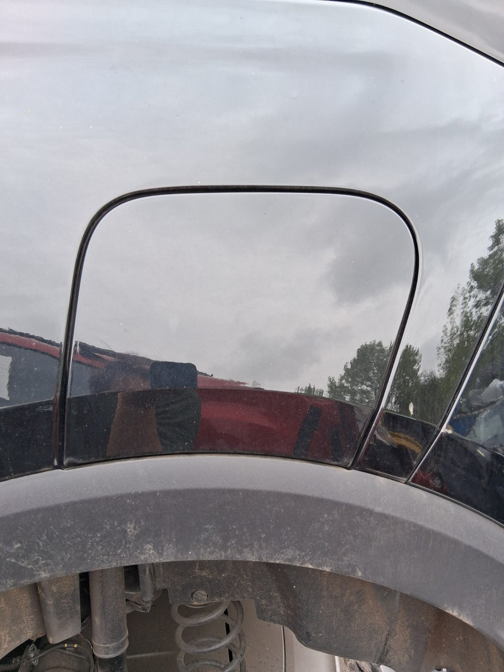 2024 VAUXHALL CROSSLAND FUEL FLAP LID COVER BLACK