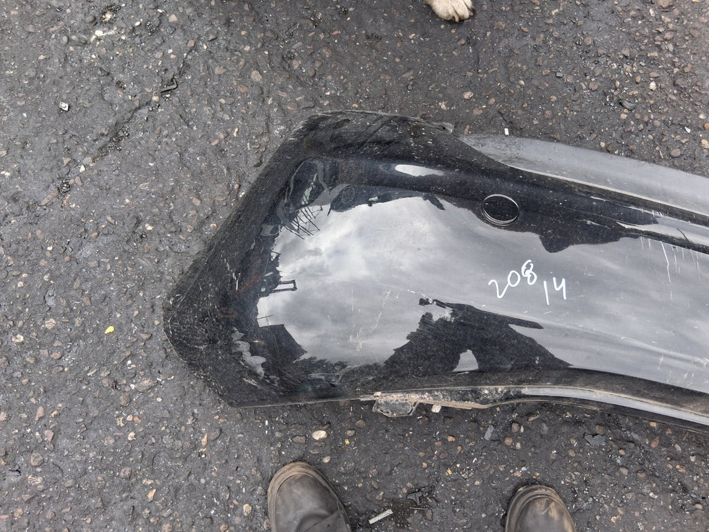 2014 PEUGEOT 208 COMPLETE REAR BUMPER PEARL BLACK KTV