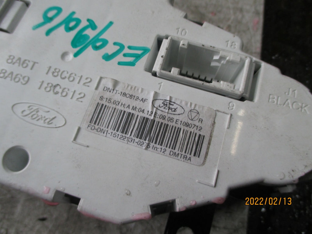 FORD ECOSPORT 2016 HEATER AC CLIMATE CONTROL SWITCH PANEL DN1T18C612AF