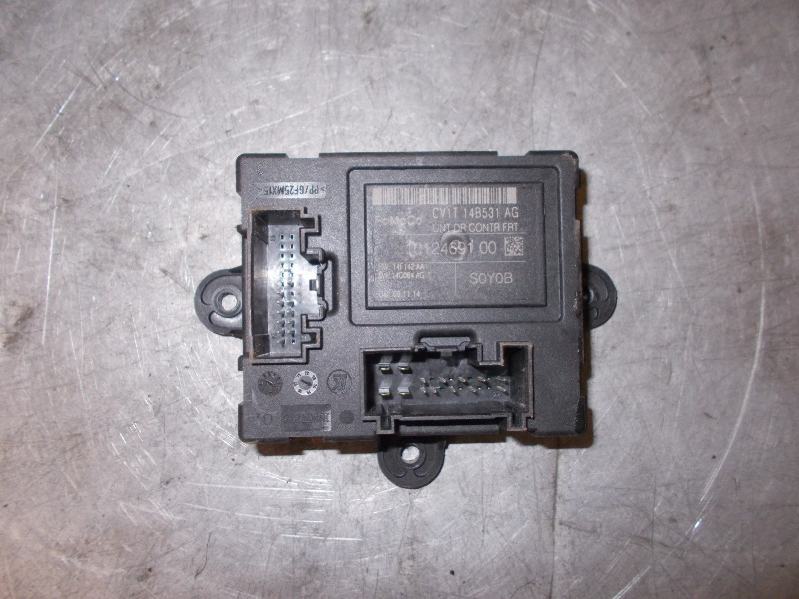 FORD FIESTA 2014 MK7.5 7 FRONT DOOR CONTROL MODULE CV1T14B541AG