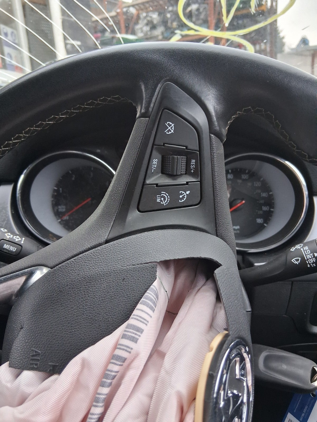 2019 VAUXHALL ASTRA K MULTIFUNCTIONAL STEERING WHEEL BLACK