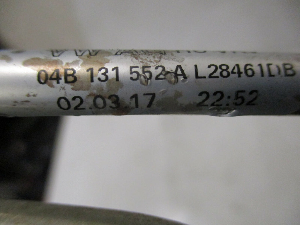 VW VOLKSWAGEN POLO 1.4 TDI 2017 DIESEL METAL HOSE LINE PIPE 04B131552A B22034AA