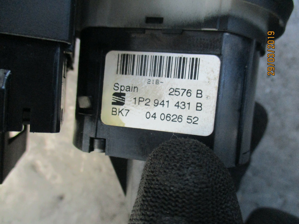 SEAT LEON 1P (MK2) HEADLIGHT LEVEL ADJUSTMENT CONTROL SWITCHES 1P2941431B
