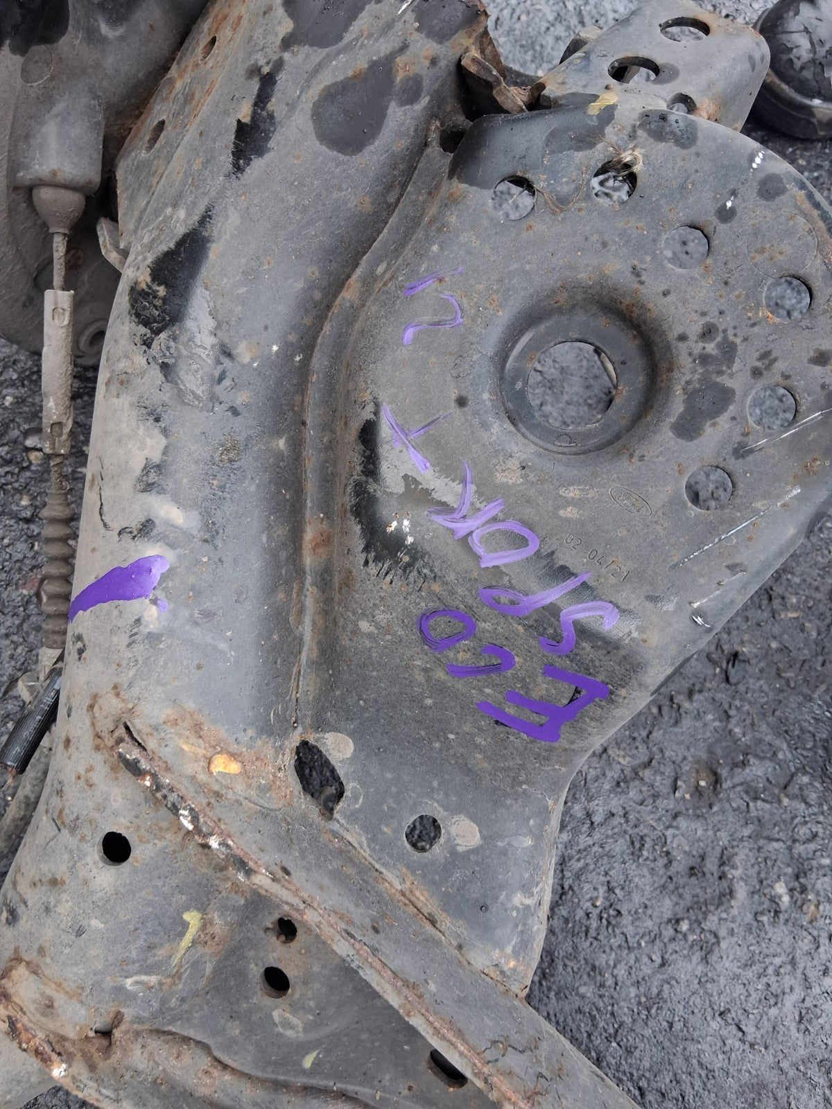 2021 FORD ECOSPORT MK2 1.0 PETROL REAR AXLE DISC TYPE