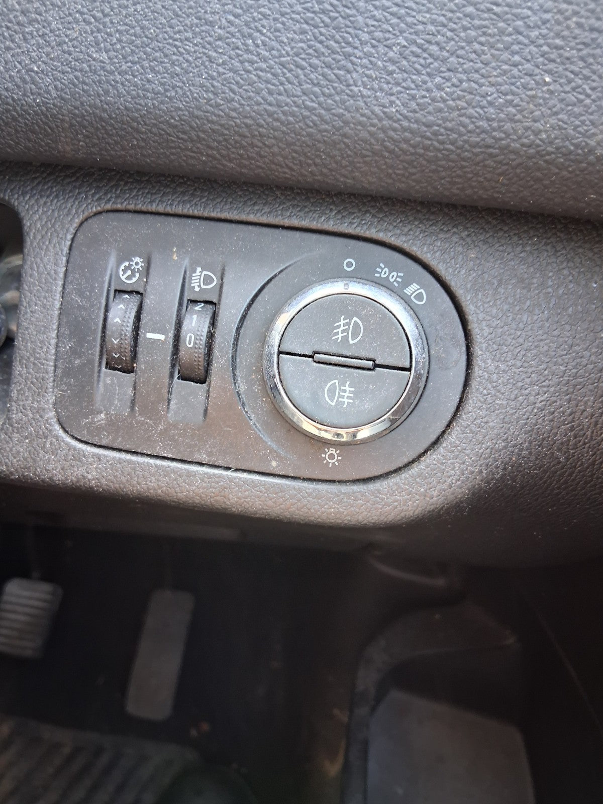2016 VAUXHALL MERIVA B MK2 HEADLIGHT CONTROL ADJUSTER SWITCH