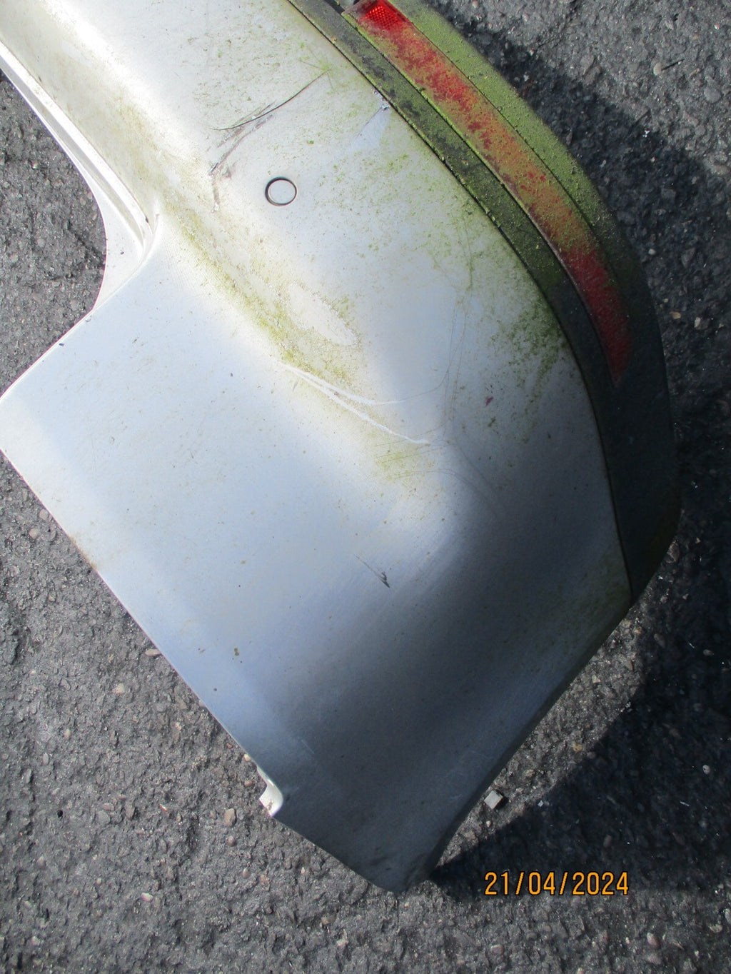 VW VOLKSWAGEN TOURAN 2008 REAR COMPLETE BUMPER SILVER