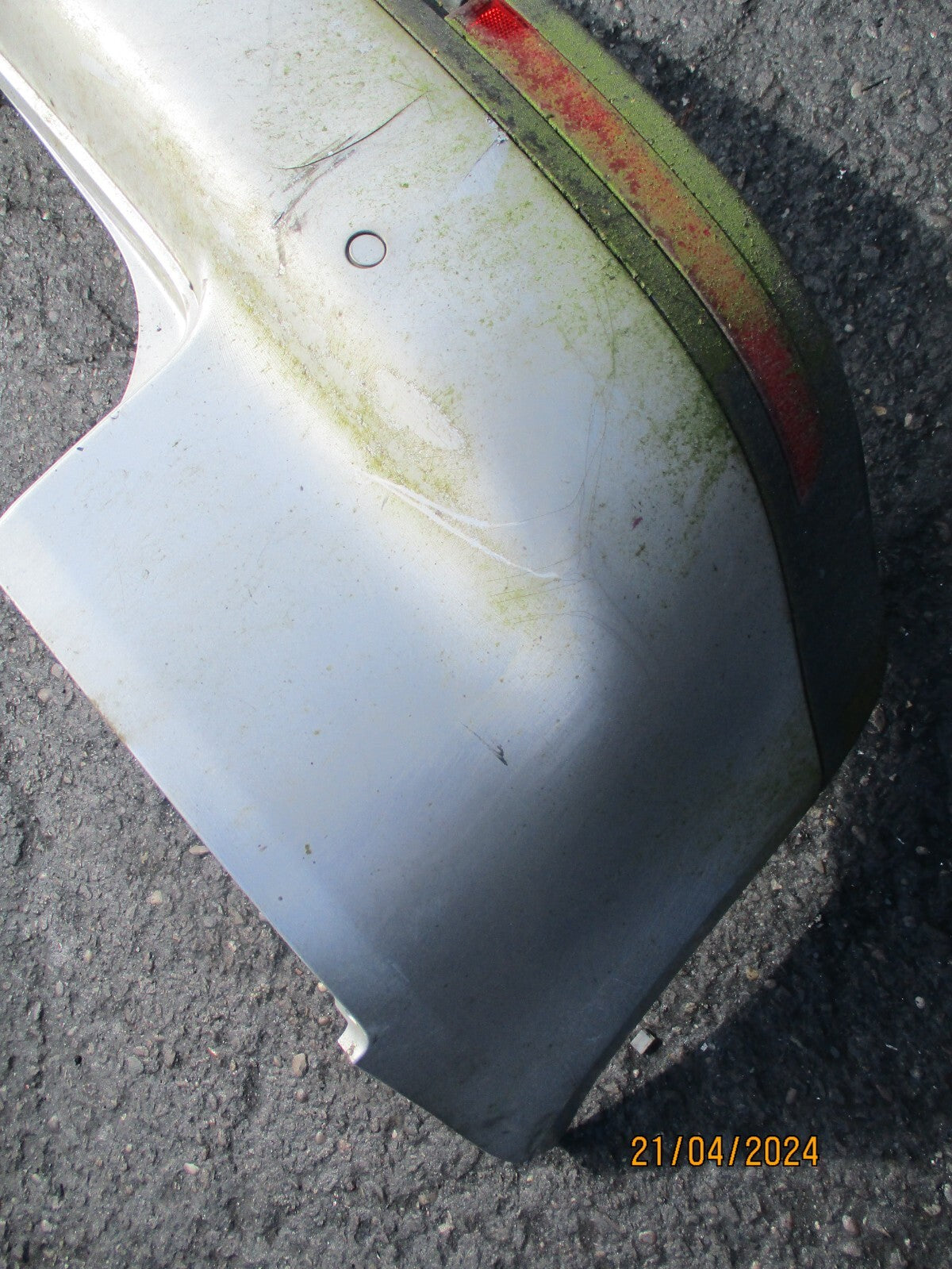 VW VOLKSWAGEN TOURAN 2008 REAR COMPLETE BUMPER SILVER