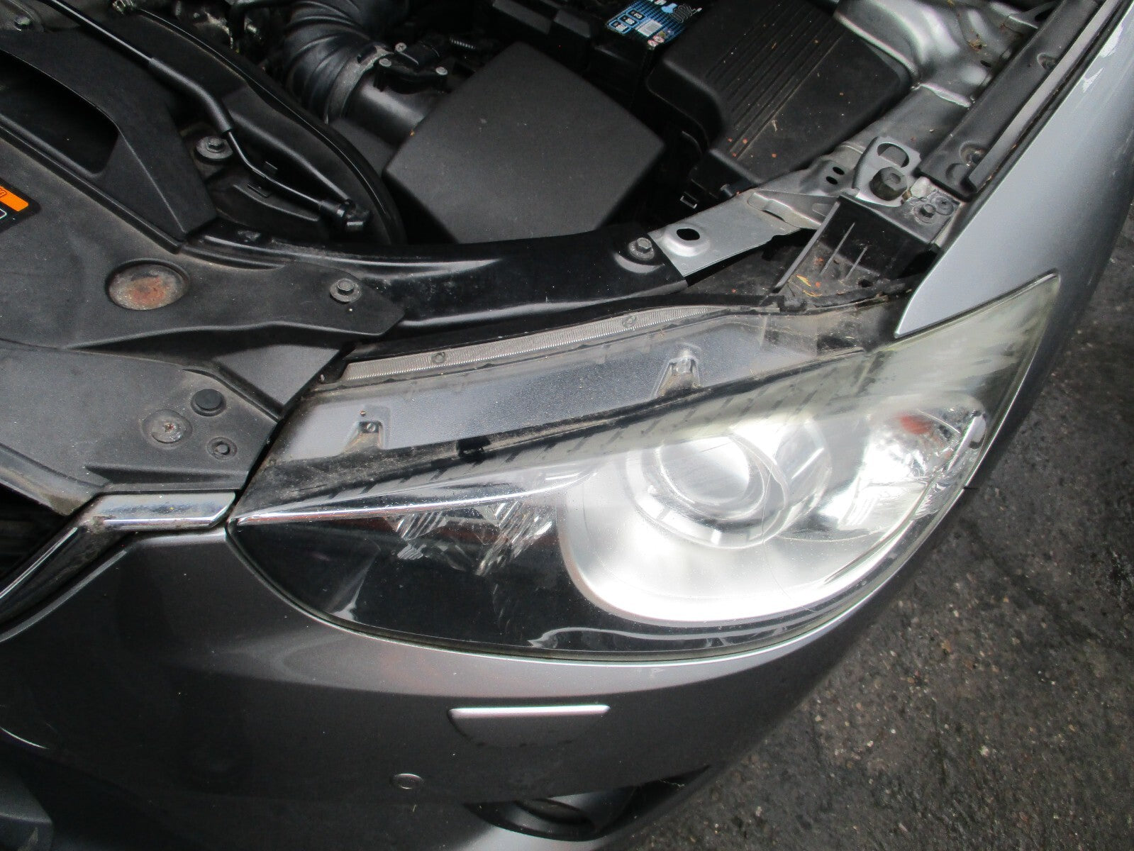 2013 MAZDA CX 5 MK1 NSF PASSENGER SIDE FRONT HEADLIGHT HEADLAMP