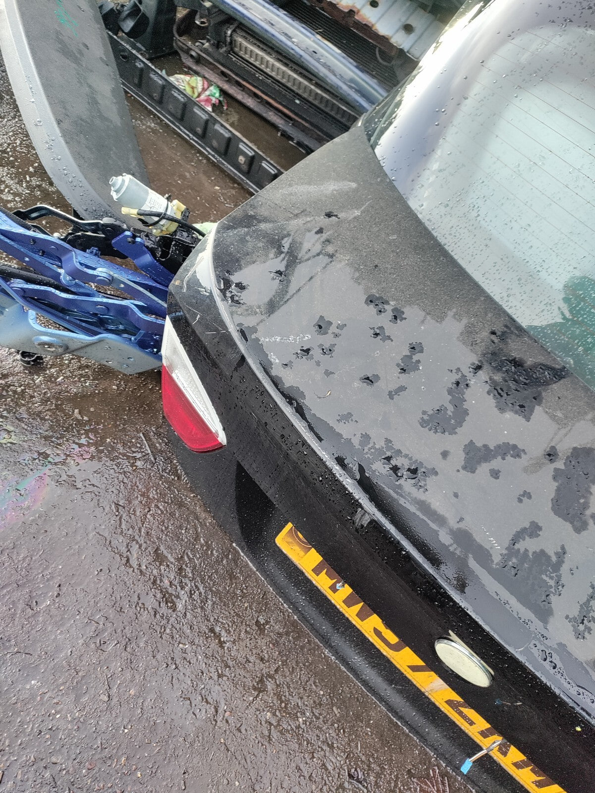 2007 BMW 3 SERIES E90 SALOON REAR BOOTLID BOOT LID COMPLETE BLACK 668