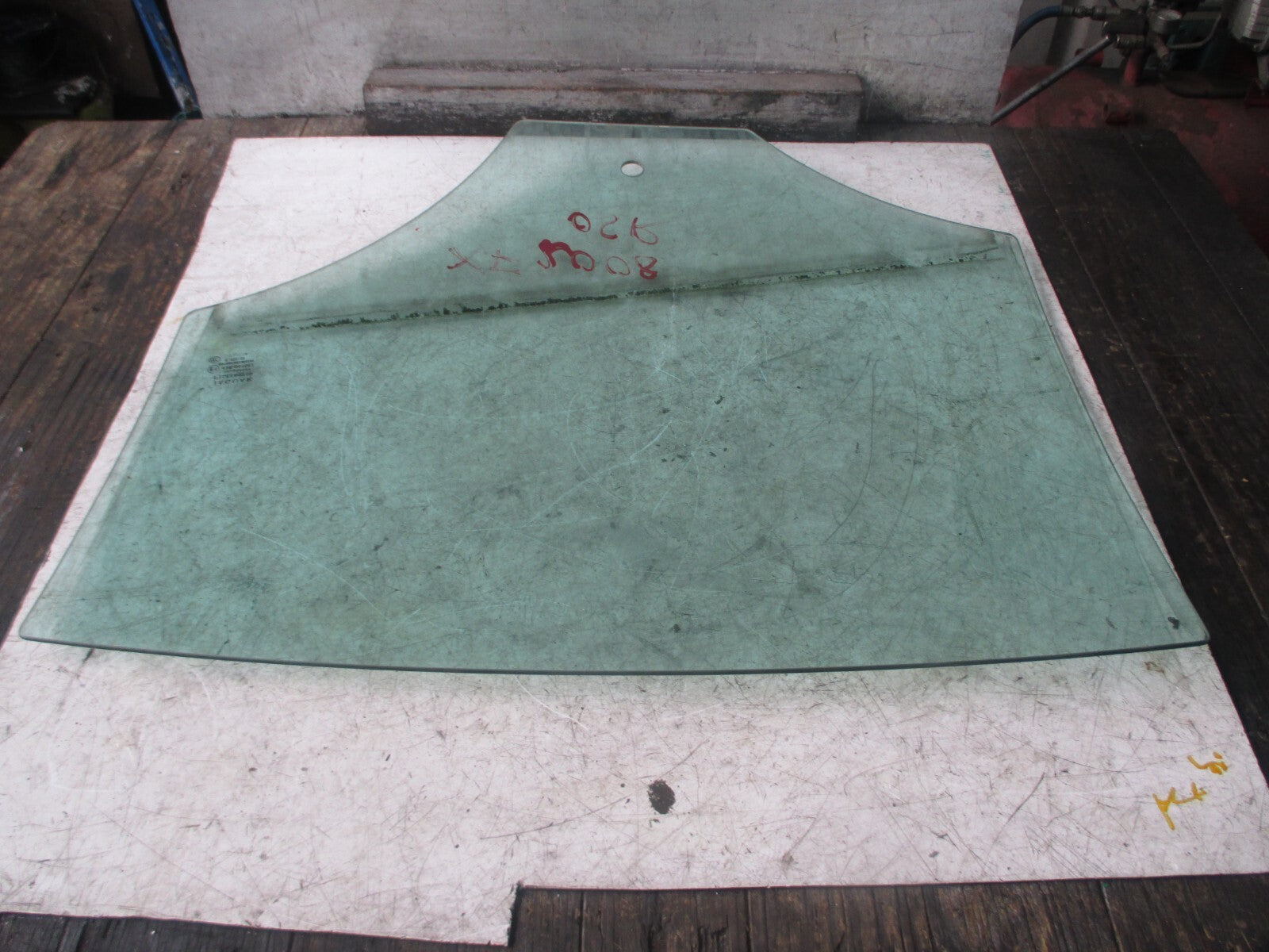 JAGUAR XF 2008 5 DOOR OSR DRIVER SIDE REAR DOOR WINDOW GLASS