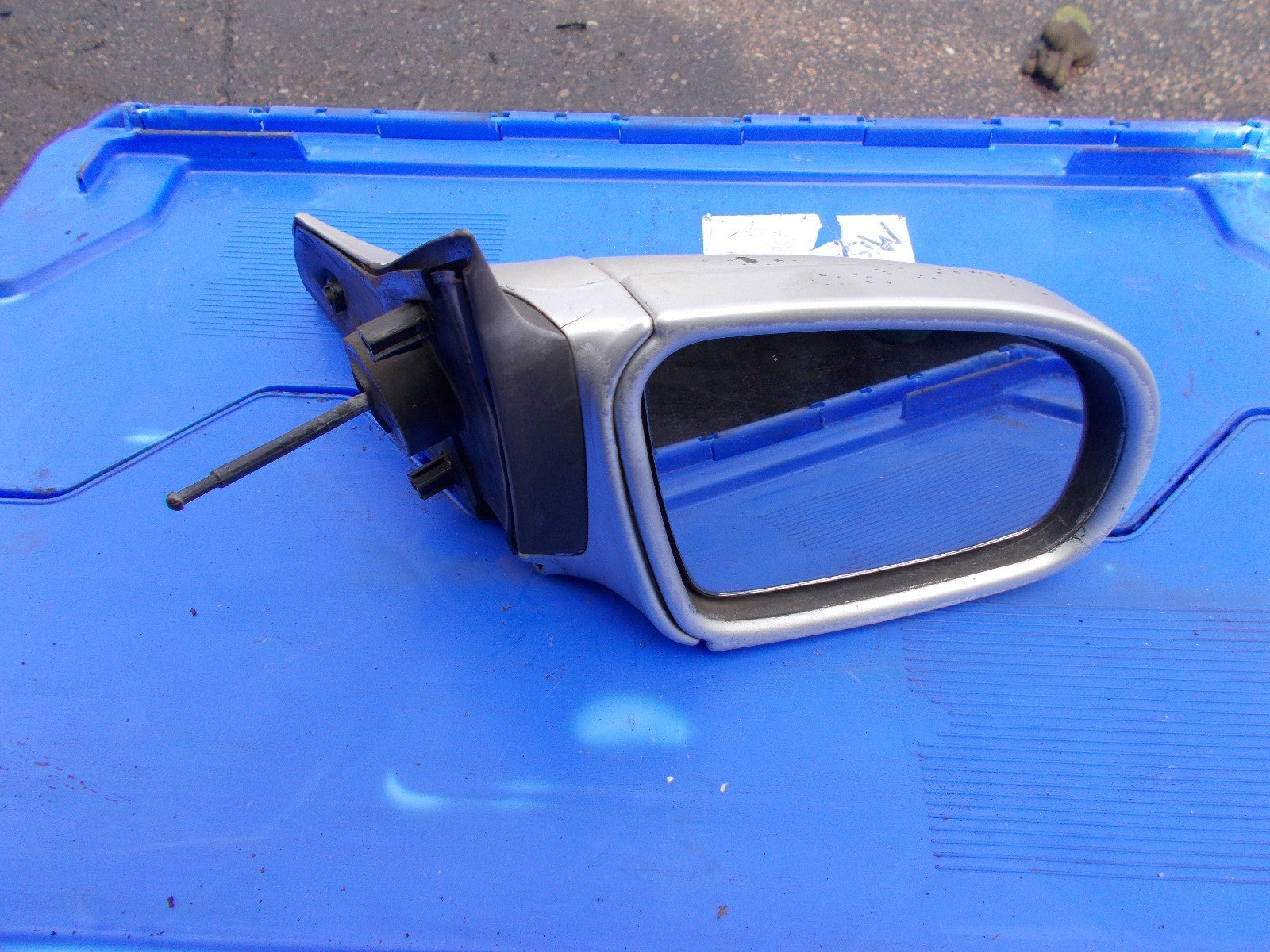 2000 VAUXHALL CORSA B OS DRIVERS SIDE DOOR MIRROR WING MIRROR 008062349 SILVER