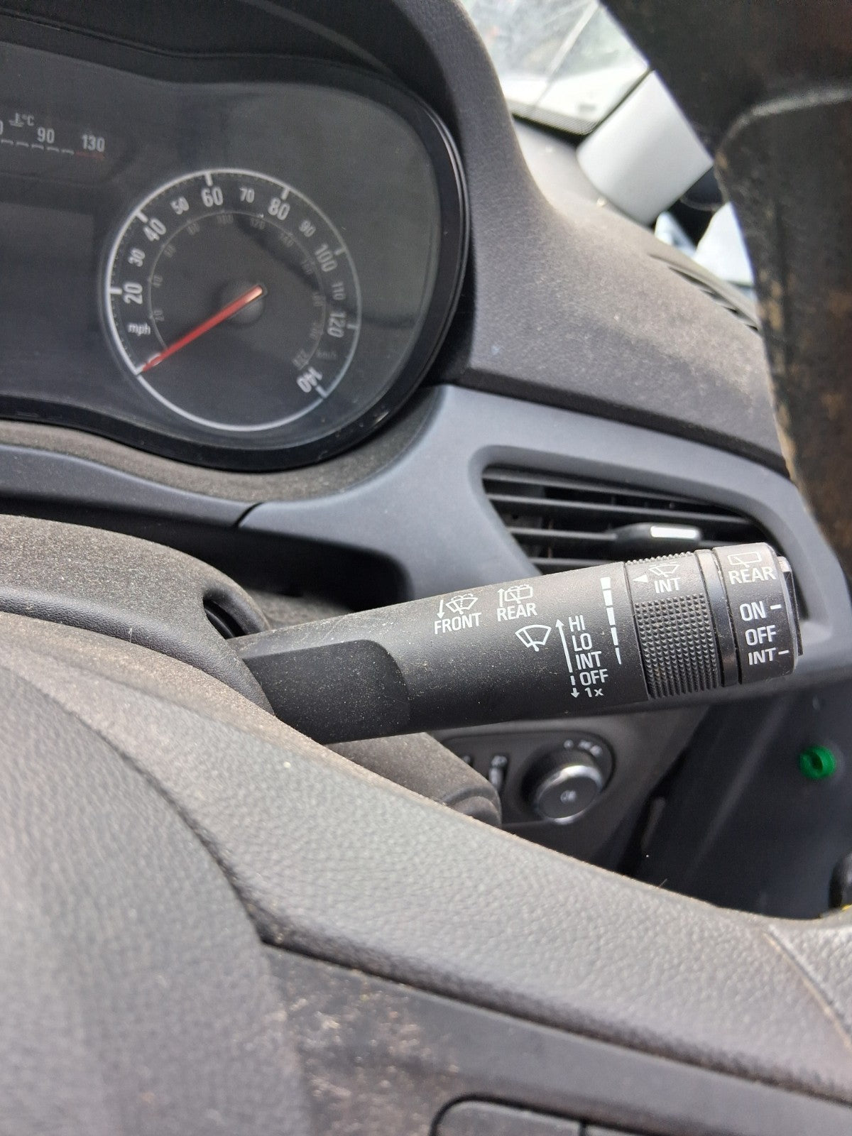 2017 VAUXHALL CORSA E 3 DOOR INDICATOR WIPER COMBINATION SWITCH STALK SQUIB RING