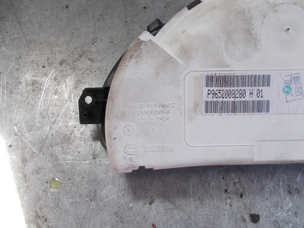 CITROEN C2 SPEEDOMETER CLOCKS INSTRUMENT CLUSTER P9652008280