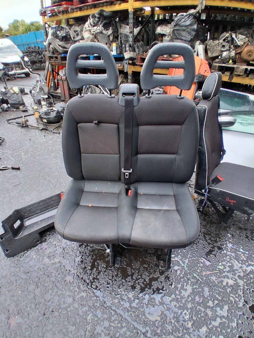 2021 PEUGEOT BOXER MK3 NS PASSENGER SIDE FRONT LEFT TWIN DOUBLE SEAT FABRIC