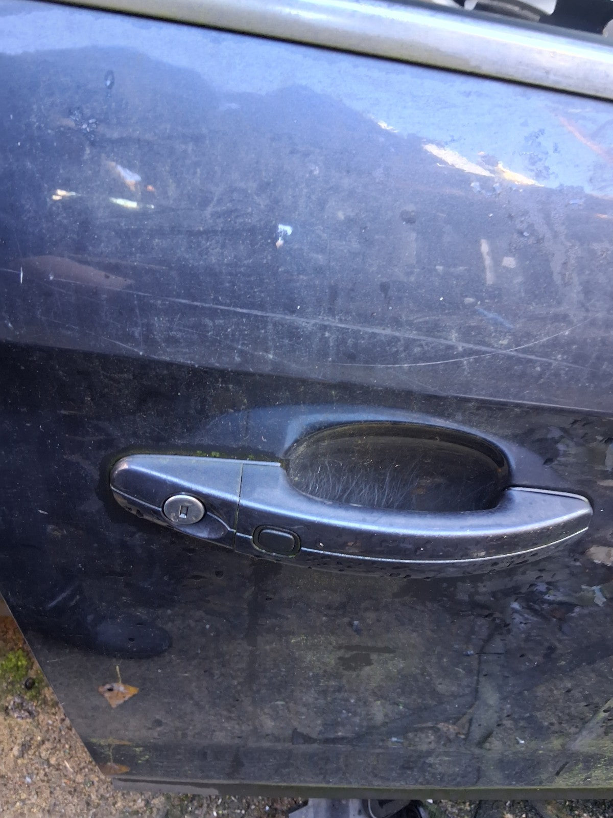 2009 FORD KUGA MK1 OSF DRIVER SIDE FRONT RIGHT COMPLETE DOOR SHELL SEA GREY H8