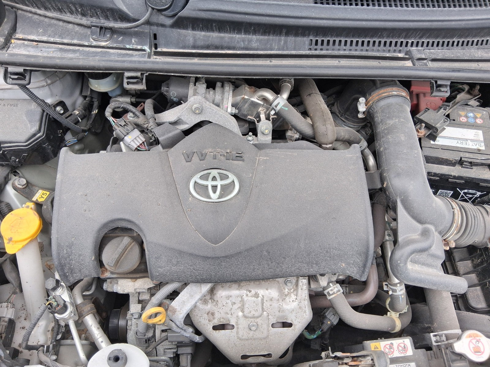 TOYOTA YARIS MK3 2019 1.5 PETROL MANUAL COMPLETE ENGINE 2NR-FKE 69K MILES